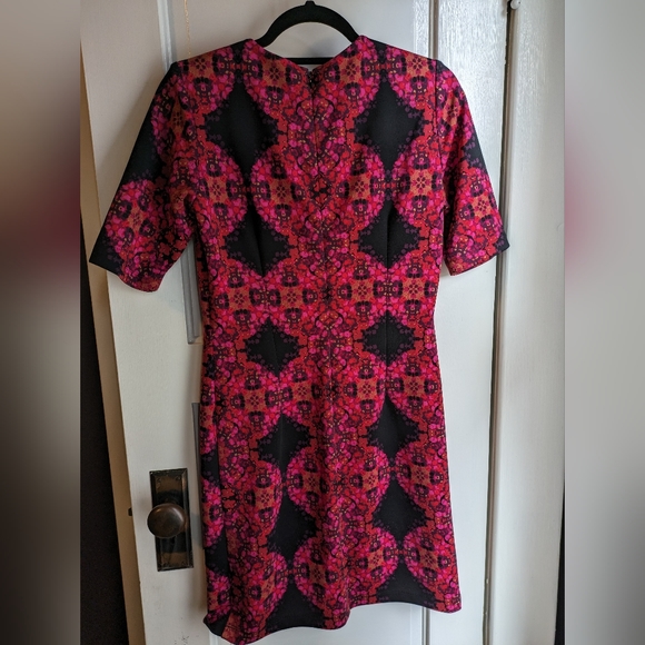 Taylor Geometric Mesh Insert Dress - Picture 3 of 5